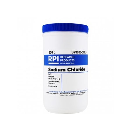 Rpi Sodium Chloride, 500 G S23020-500.0